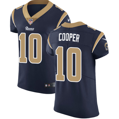 Nike Rams #10 Pharoh Cooper Navy Blue Team Color Men's Stitched NFL Vapor Untouchable Elite Jersey